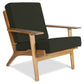 Fauteuil en Bois avec Accoudoirs - Bansy