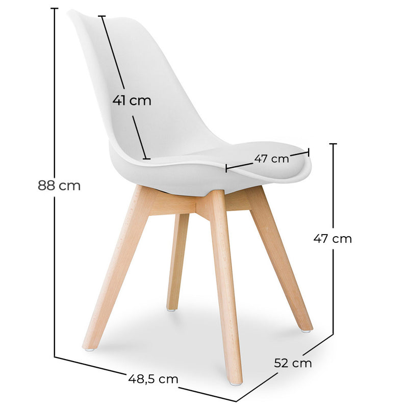 Dining Chair - Scandinavian Style - Denisse - gallery 10