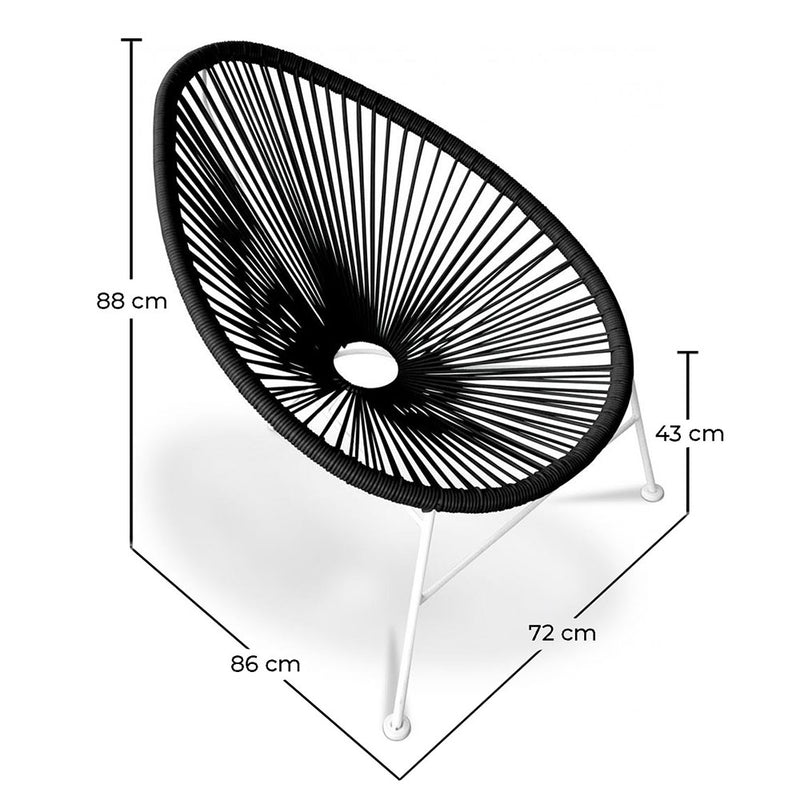 Acapulco Chair - White Legs - gallery 5