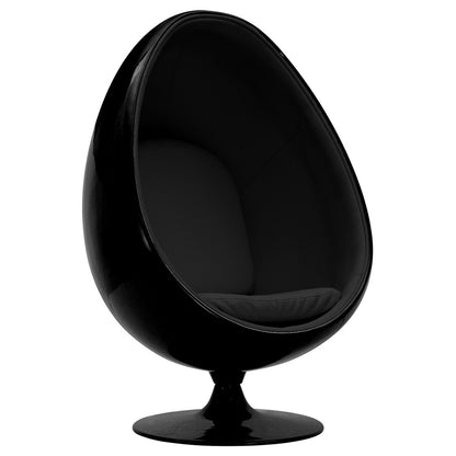 Fotel designerski jajko - Pokryty ekoskórą - Eny