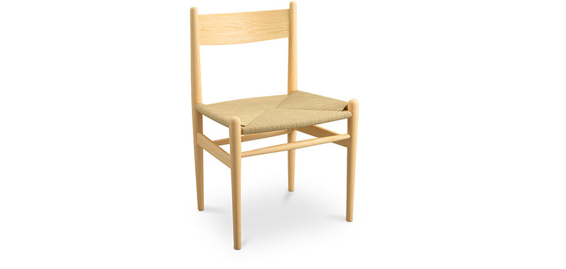 Chaise de salle à manger en bois - Design rétro - Cawi