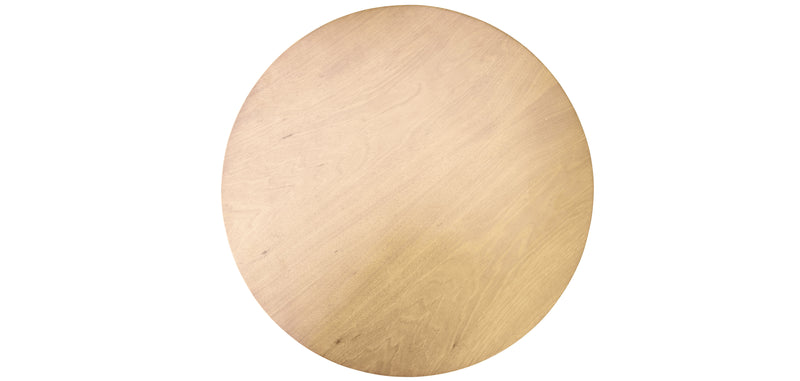 Table d'appoint ronde - Design industriel - Bois et métal - Basker