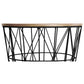 Round Side Table - Industrial Design - Wood and Metal - Basker - gallery 3