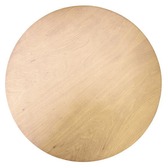 Round Side Table - Industrial Design - Wood and Metal - Basker - gallery 4