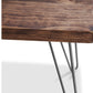 Banc Design Przemysłowy - Drewno i Metal - Hairpin