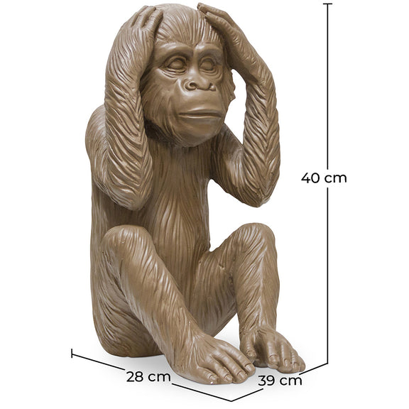 Decorative Design Figure - Deaf Monkey - Sapiens - Dimensions diagram