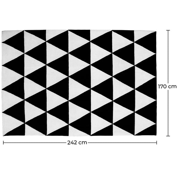 Triangles Design Rug - Wool - Triangles - gallery 4