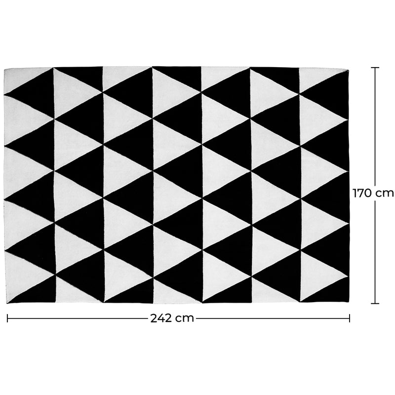 Triangles Design Rug - Wool - Triangles - gallery 4