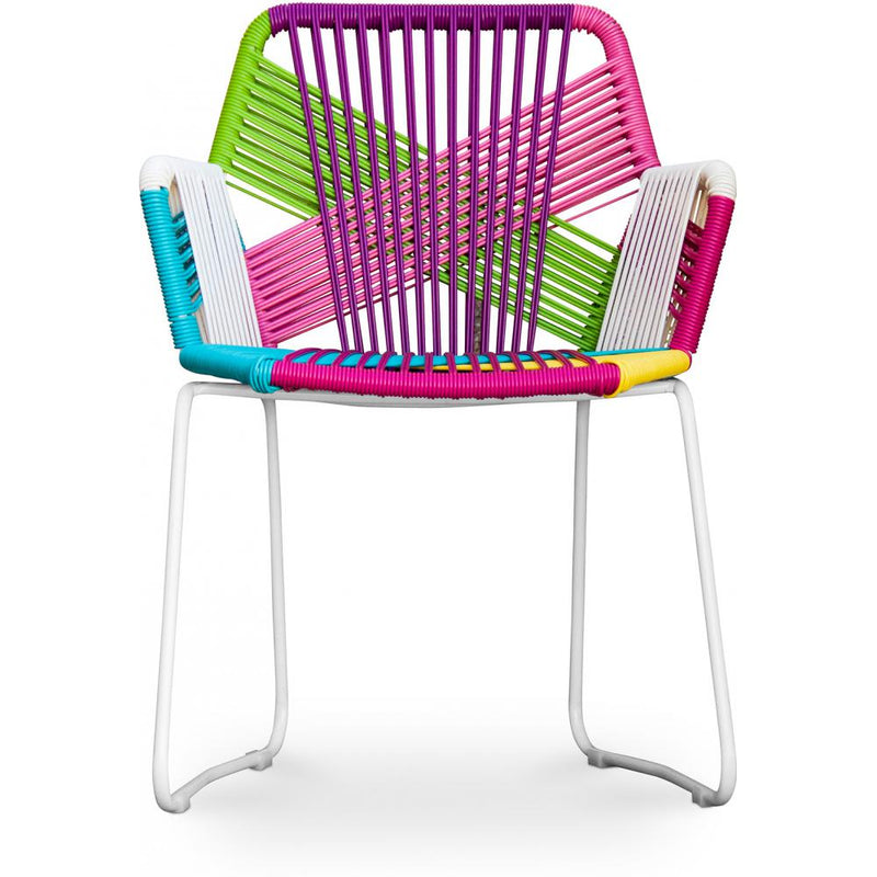 Outdoor Chair with Armrests - Garden Chair - Multicoloured - Frony - gallery 1