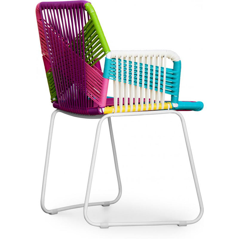 Frony Garden armchair  - White Legs - gallery 6