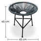 Garden Table - Side Table - Acapulco - Dimensions diagram