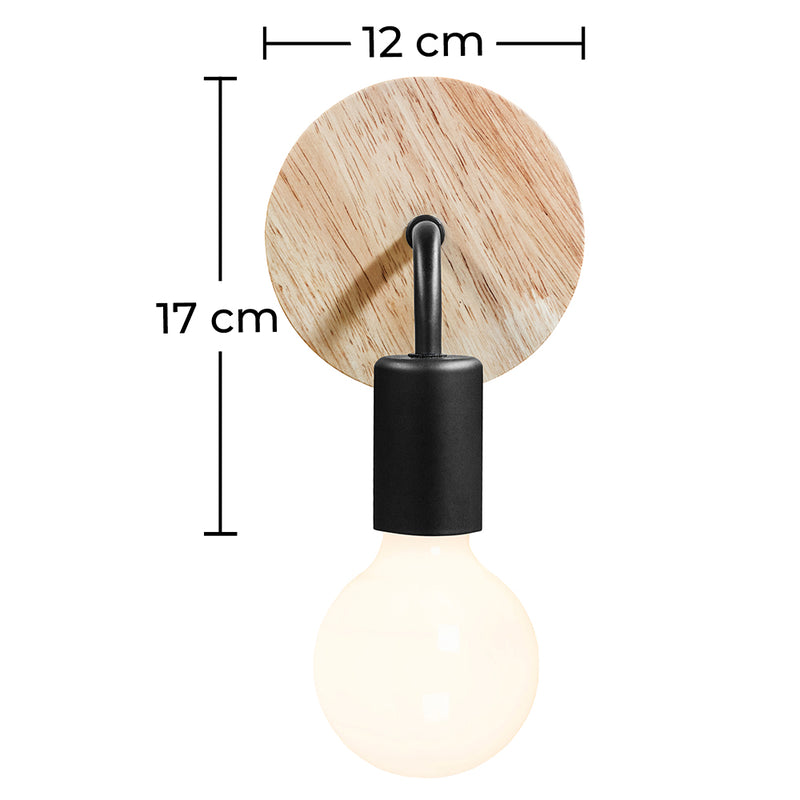 Wall Mounted Lamp - Scandinavian Style - Bruno - Dimensions diagram