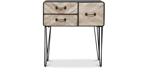 Buffet Métallique - Design Industriel - 3 Tiroirs - Orson