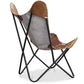 Chaise Design Papillon - Imprimé Poney - Cuir - Blop