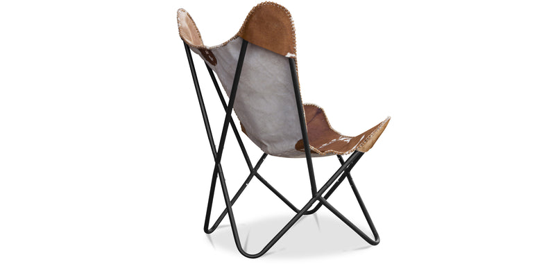 Chaise Design Papillon - Imprimé Poney - Cuir - Blop