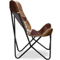 Chaise Design Papillon - Imprimé Poney - Cuir - Blop