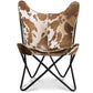 Chaise Design Papillon - Imprimé Poney - Cuir - Blop