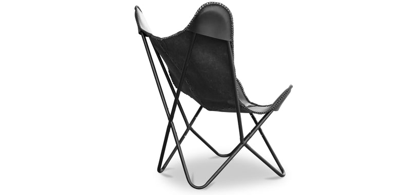 Chaise en Cuir - Design Papillon - Wun