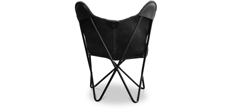 Chaise en Cuir - Design Papillon - Wun