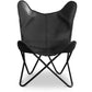 Chaise en Cuir - Design Papillon - Wun