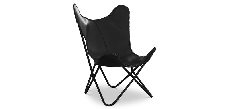 Chaise en Cuir - Design Papillon - Wun