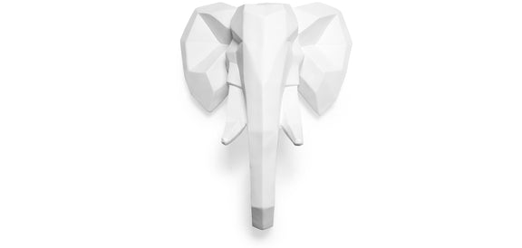 Origami Elephant Head - Resin - gallery 1