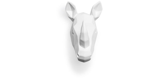 Origami Rhino head - Resin - gallery 1