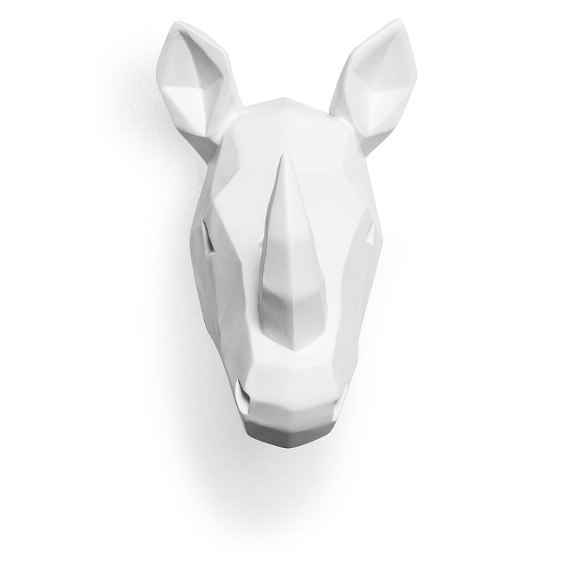 Origami Rhino head - Resin - gallery 1