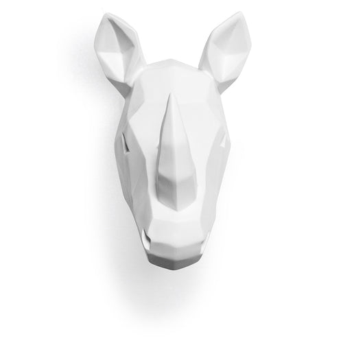 Origami Rhino head - Resin - gallery 1