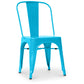 Dining chair Tolix Style Industrial Design Square Metal - New Edition