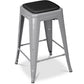 Magnetized Cushion for Square Stool - Faux Leather - Stylix - gallery 6