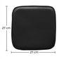 Magnetized Cushion for Square Stool - Faux Leather - Stylix - Dimensions diagram
