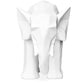 Figure décorative d'éléphant - Blanc mat - Fann