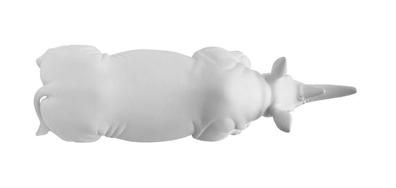 Decorative Figure Rhino - Matte White - Rhyn - gallery 9