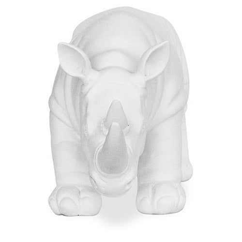 Decorative Figure Rhino - Matte White - Rhyn - gallery 1