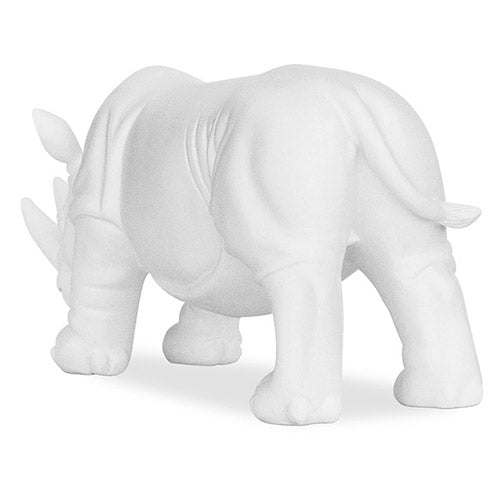 Decorative Figure Rhino - Matte White - Rhyn - gallery 6