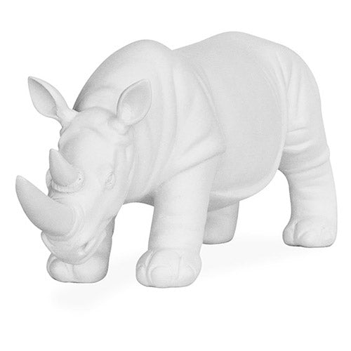Decorative Figure Rhino - Matte White - Rhyn - gallery 8