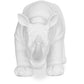 Figurine Décorative Rhinocéros - Blanc Mat - Rhyn