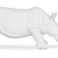 Figurine Décorative Rhinocéros - Blanc Mat - Rhyn