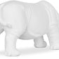 Figurine Décorative Rhinocéros - Blanc Mat - Rhyn