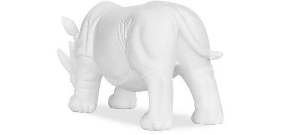 Decorative Figure Rhino - Matte White - Rhyn - gallery 6