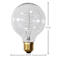 Edison Frequency filaments Bulb - Dimensions diagram