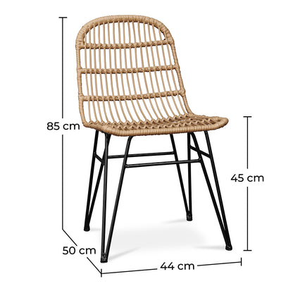 Synthetic wicker dining chair - Many - gallery 12