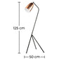 Tripod Floor Lamp - Design Living Room Lamp - Cavalleta - Dimensions diagram