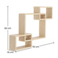 Wooden Wall Shelf - Box Design - Boxes - Dimensions diagram