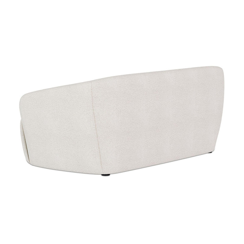 Curved Sofa - 2 Seater - Boucle Fabric - Bold - gallery 7