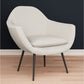 Armchair with Armrests - Upholstered in Boucle Fabric - Eila - gallery 7