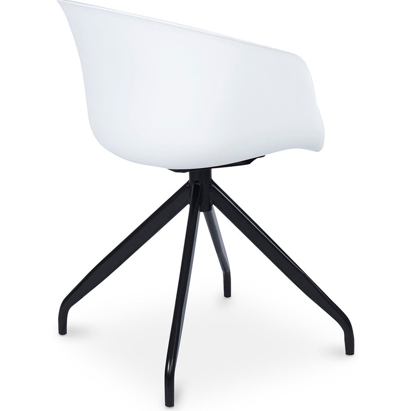 Jodie Design White Padded Office Chair - gallery 5