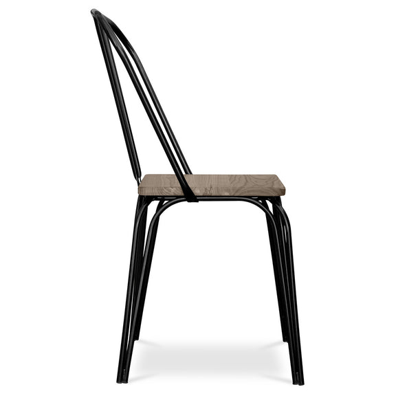 Dining Chair - Industrial Design - Wood and Metal - Lillor - gallery 7