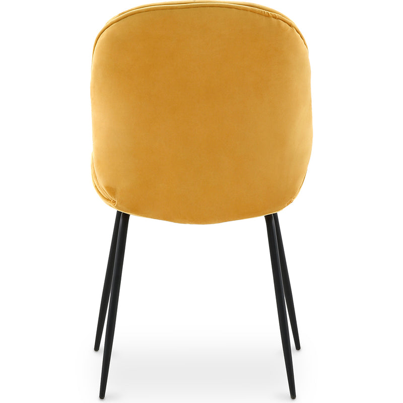 Dining Chair - Upholstered in Velvet - Retro - Elias - gallery 6